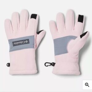 Columbia Pink and Gray Winter Gloves